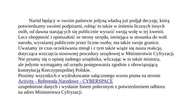 Naród będący w swoim państwie