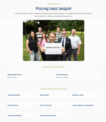 Nowa Jasienica Nasz zespół